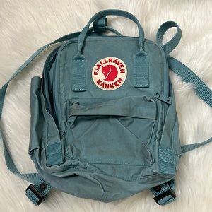 Fjallraven kanken blue backpack purse small